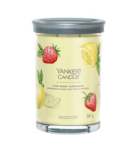 YANKEE CANDLE Iced Berry Lemonade Signature Tumbler Large 567 G 5.11 Light Intense Ash Brown 567 G - Parfumby.com