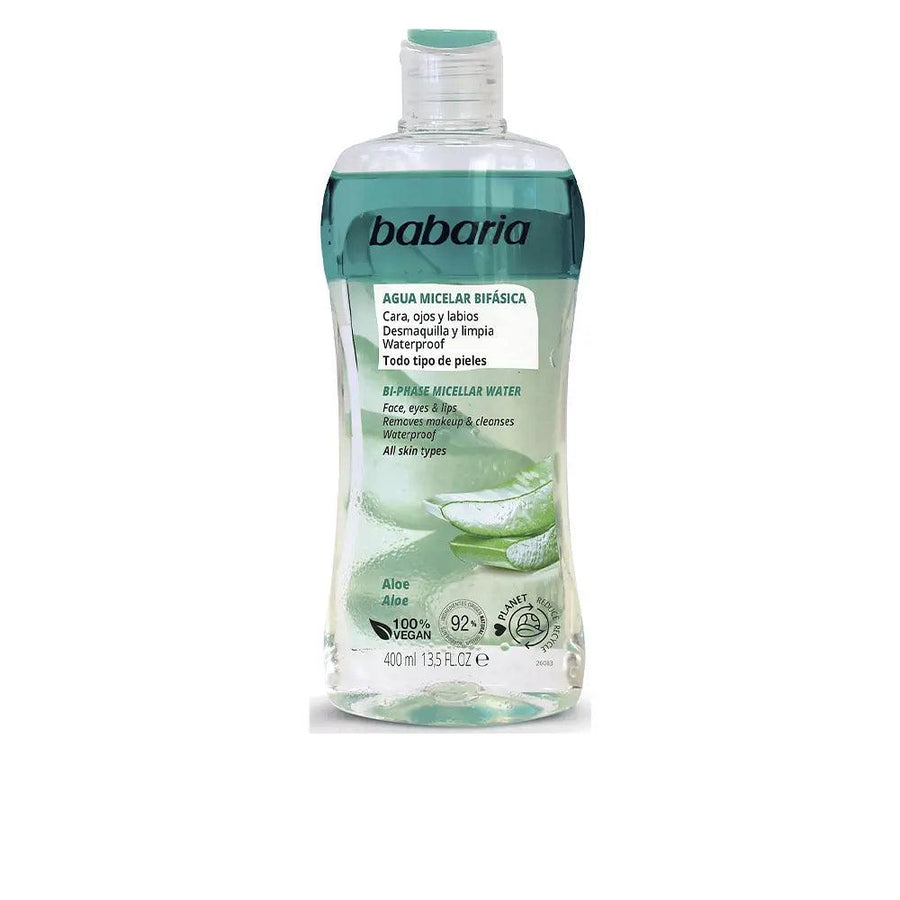 BABARIA Biphasic Make-up Remover Micellar Water Aloe Vera 400 ml - Parfumby.com