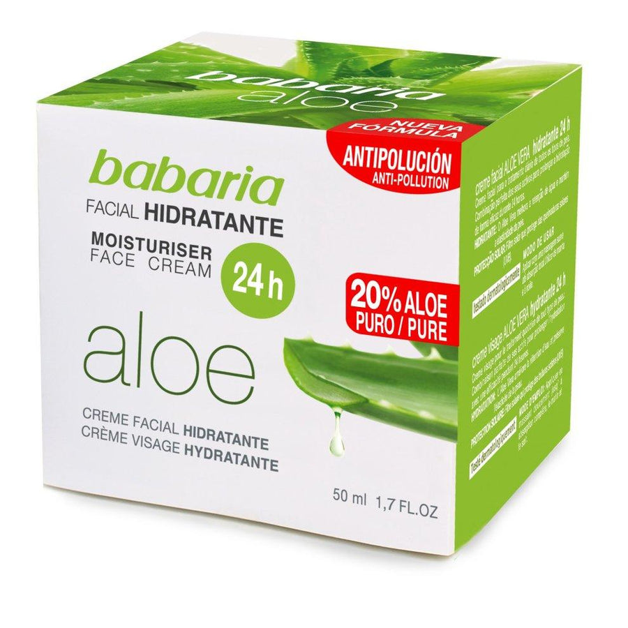 BABARIA Aloe Vera Moisturizing Cream 24 Hours 50 ML - Parfumby.com