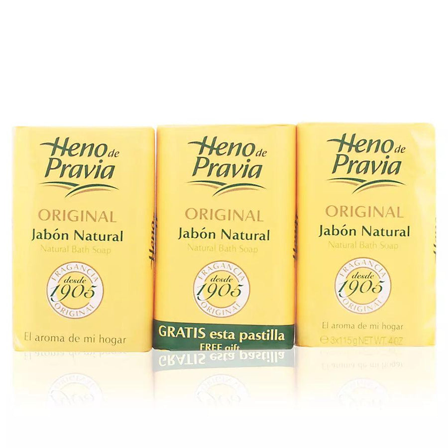 HENO DE PRAVIA Original Natural Soap Lot 3 X 115 G - Parfumby.com