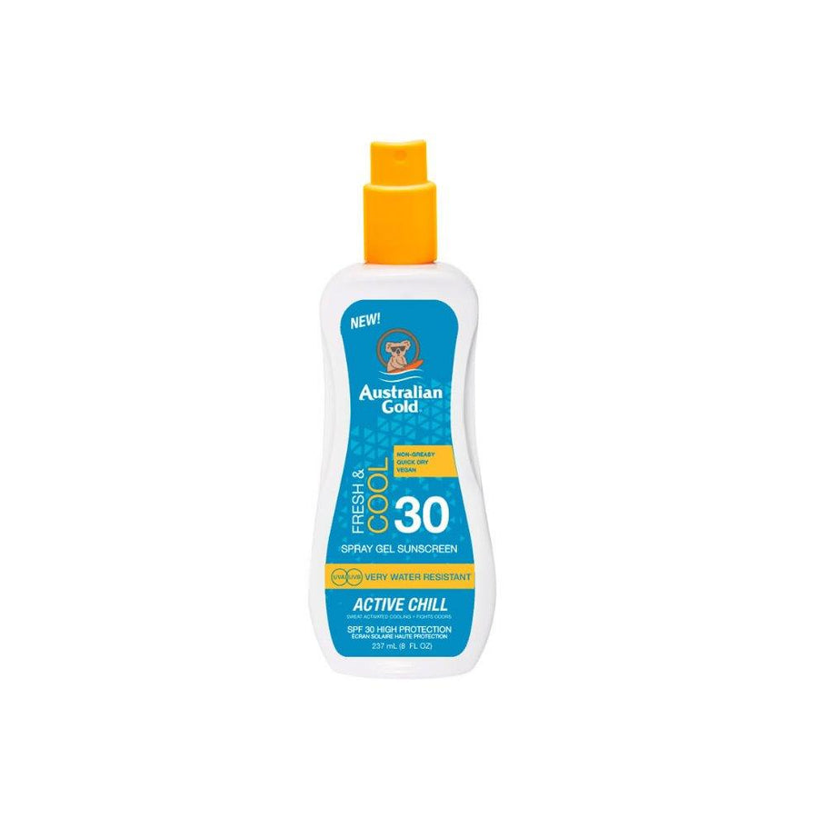 AUSTRALIAN GOLD Sunscreen Spf30 X-treme Sport Spray Gel Active 237 ML - Parfumby.com