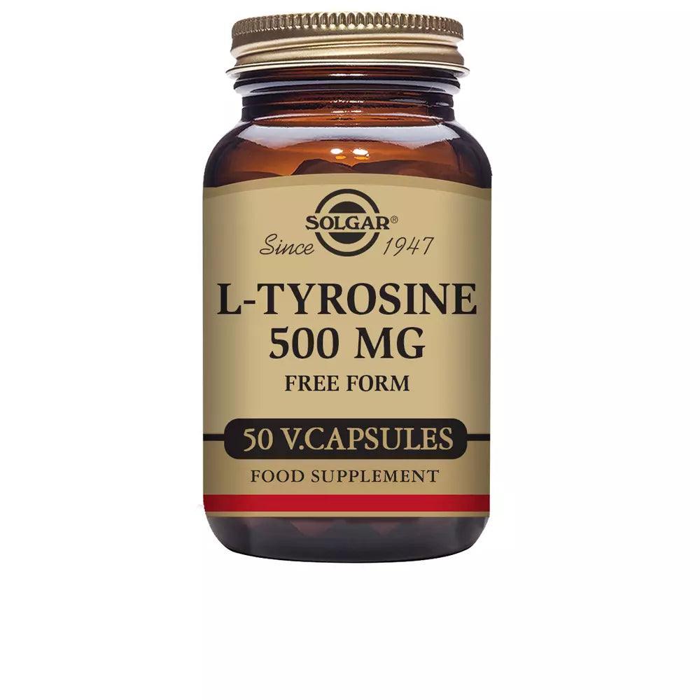 SOLGAR L-tyrosine 500 Mg 50 Vegetable Capsules 1 pcs - Parfumby.com