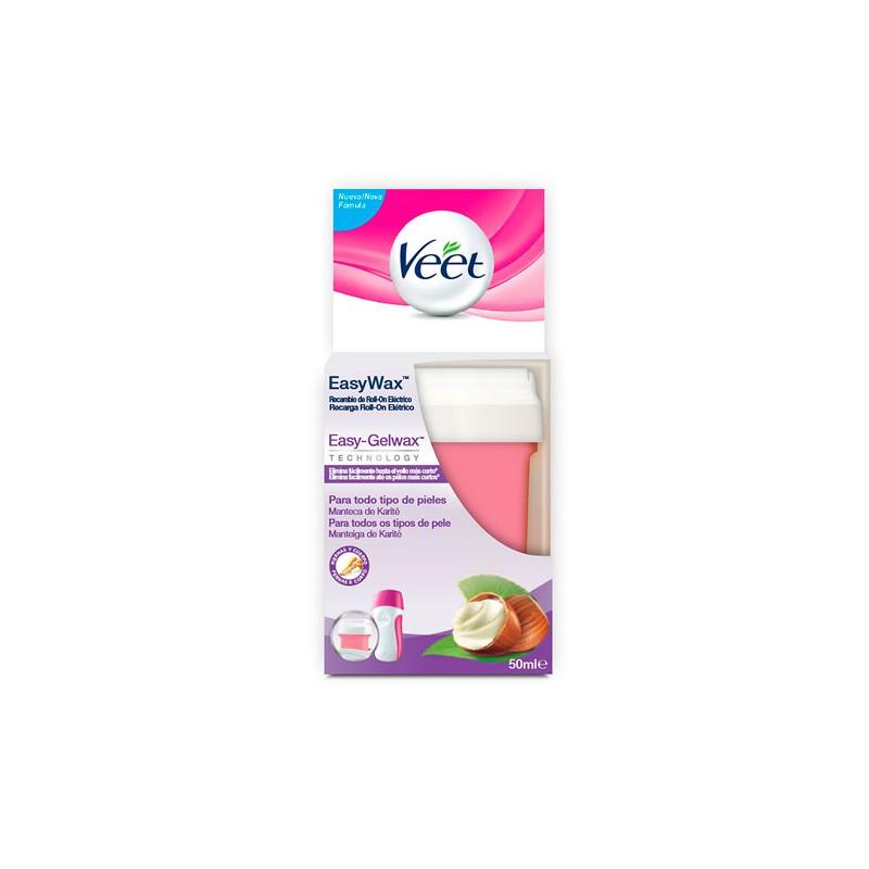 VEET Easy Wax Roll-on Replacement Legs / Arms 50 ML - Parfumby.com