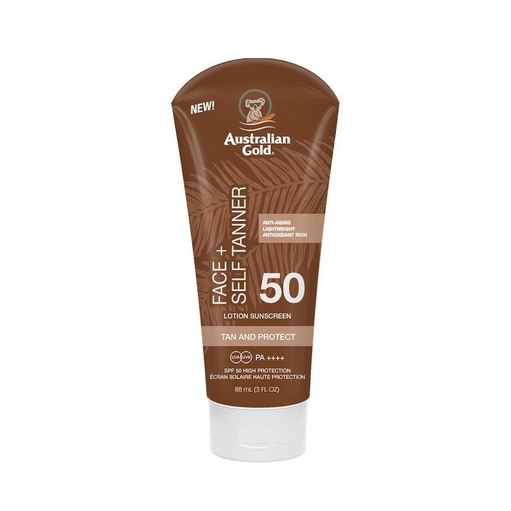 AUSTRALIAN GOLD Face Self Tanner Spf50 Sunscreen 88 ML - Parfumby.com