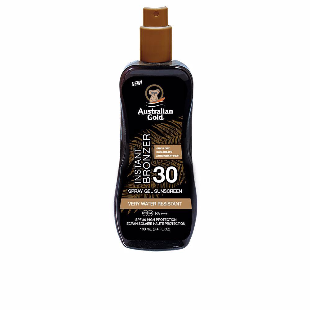 AUSTRALIAN GOLD Sunscreen Spf30 Spray Gel With Instant Bronzer 237 ML - Parfumby.com