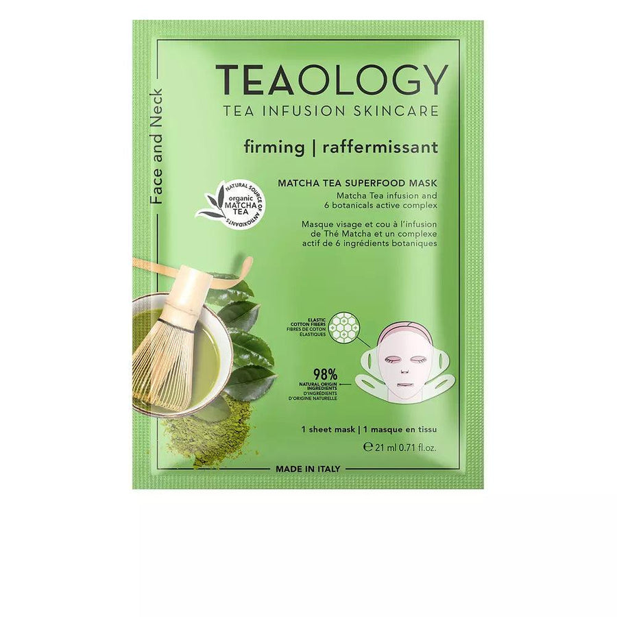 TEAOLOGY Face And Neck Matcha Tea Superfood Mask 21 Ml - Parfumby.com