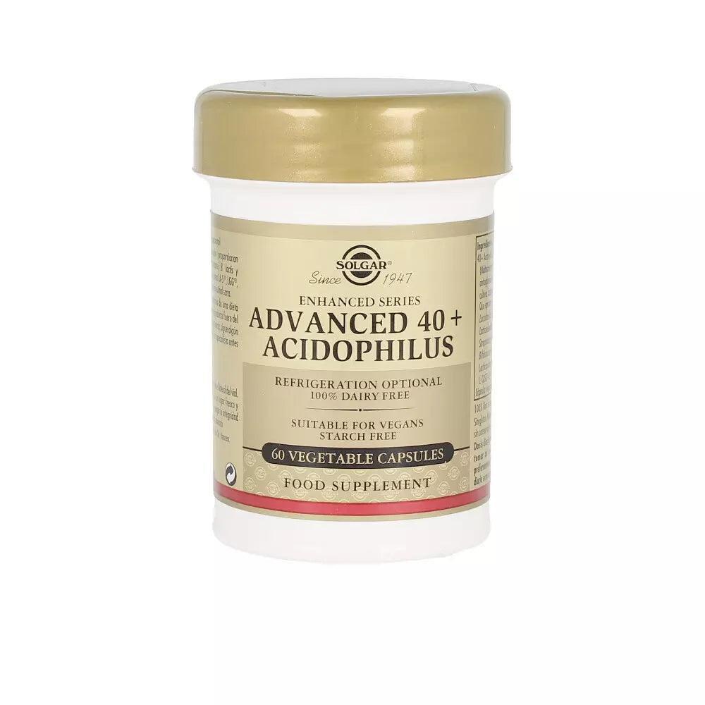 SOLGAR 40 Plus Advanced Acidophilus 60 Vegetable Capsules 1 pcs - Parfumby.com