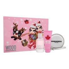 DSQUARED2 Wood Woman Gift Set EAU DE TOILETTE 100 ML + SHOWER GEL 100 ML + HANDBAG - Parfumby.com