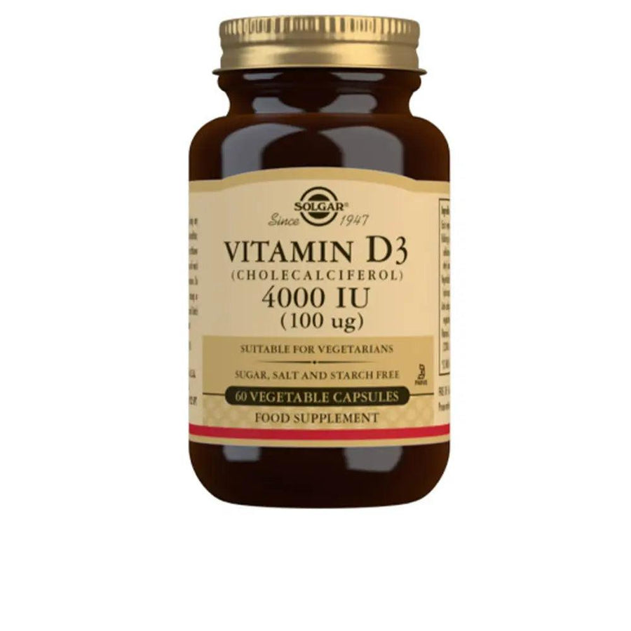 SOLGAR Vit D3 4000 Iu 100 Mcg. 60 Vegetable Capsules 1 pcs - Parfumby.com