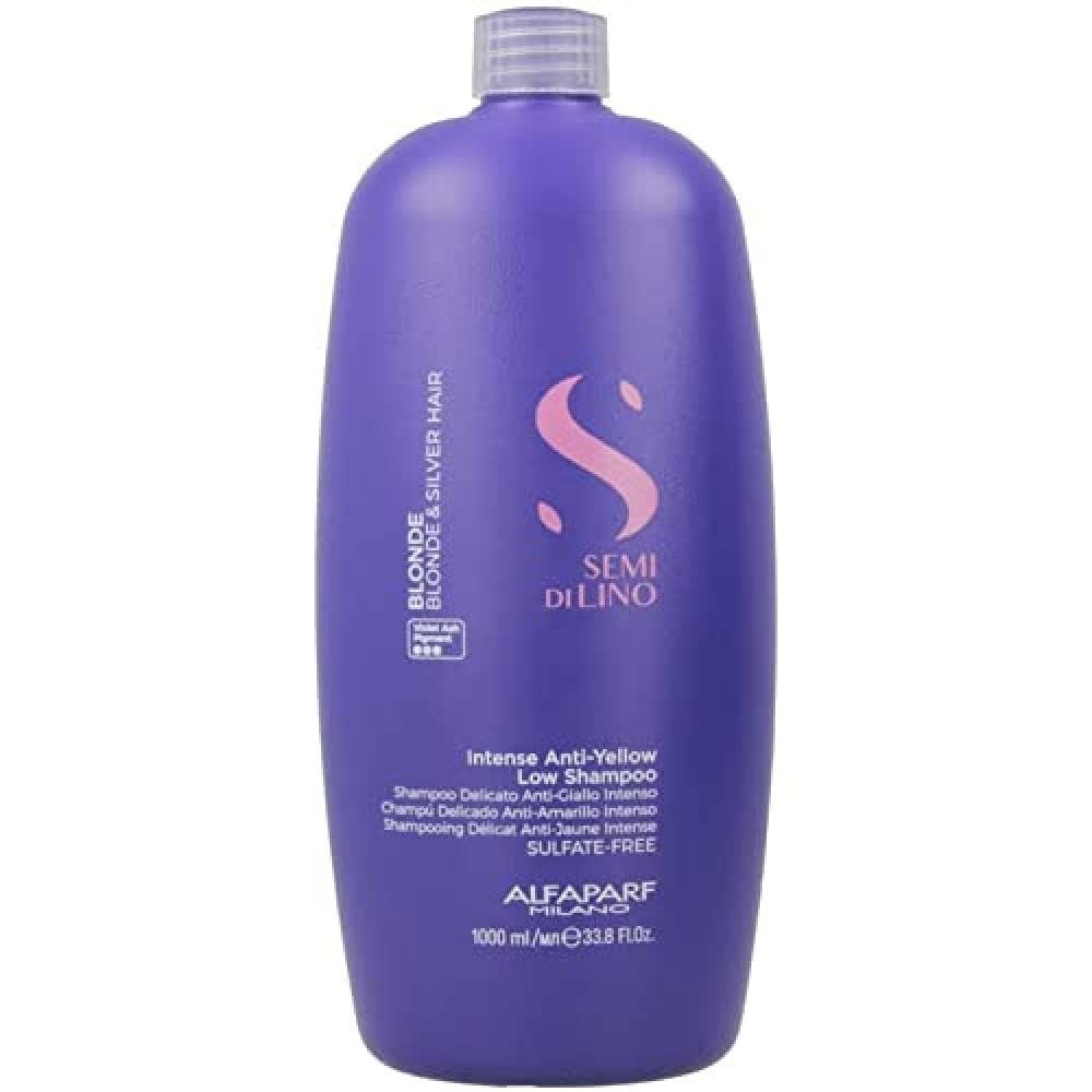 ALFAPARF MILANO  Semi Di Lino Blonde Intense Anti-Yellow Low Shampoo 1000 ml