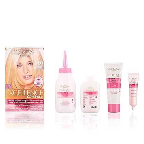 L'OREAL Excellence Cream Tint Hair Color #01-RUBIO-ULTRA-CLARO-NATURAL - Parfumby.com