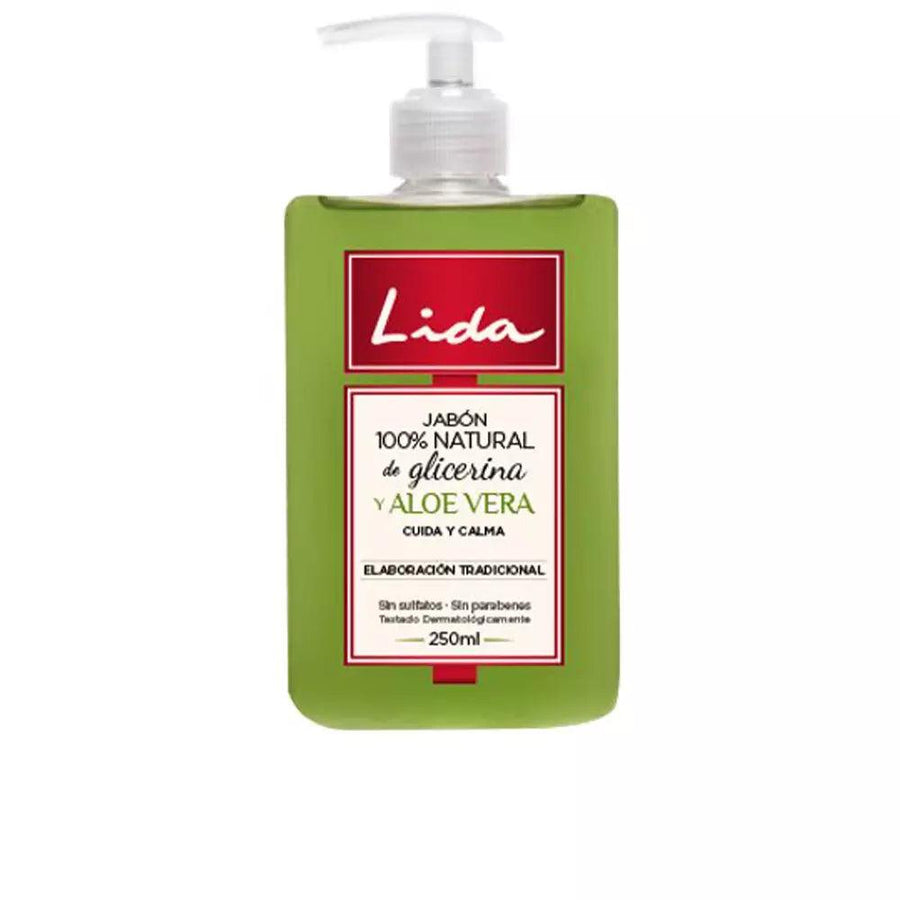 LIDA 100% Natural Hand Soap Glycerin and Aloe Vera 250 ml - Parfumby.com