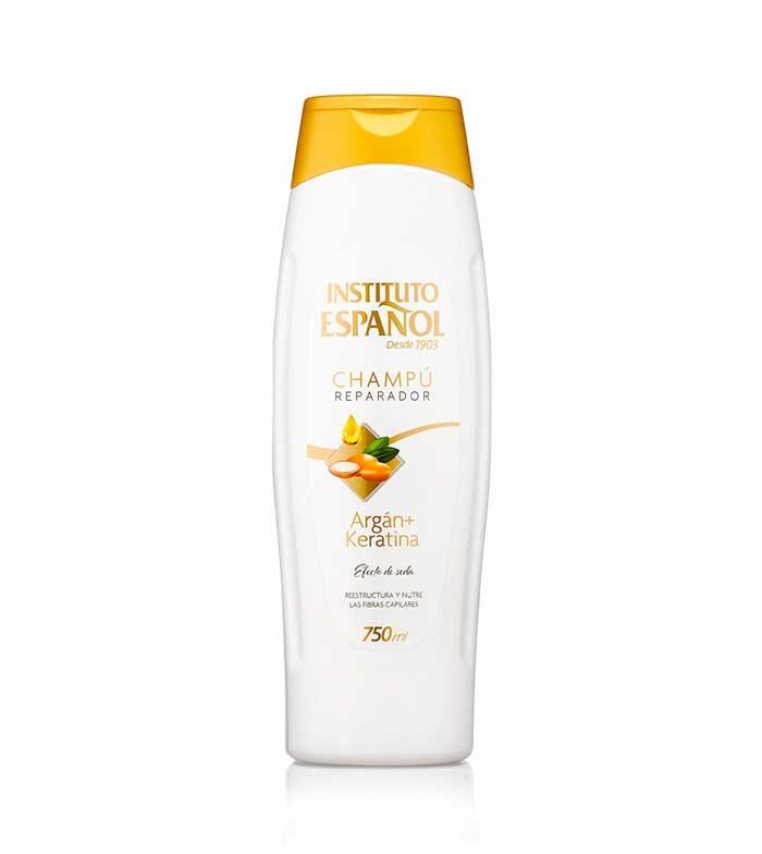 INSTITUTO ESPANOL Repairing Shampoo Argan + Keratin 750 ML - Parfumby.com