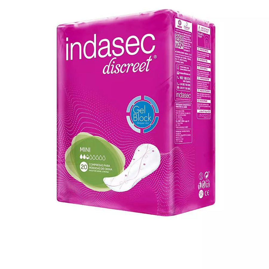 INDASEC Discreet Incontinence Compress Mini 20 U 20 pcs - Parfumby.com