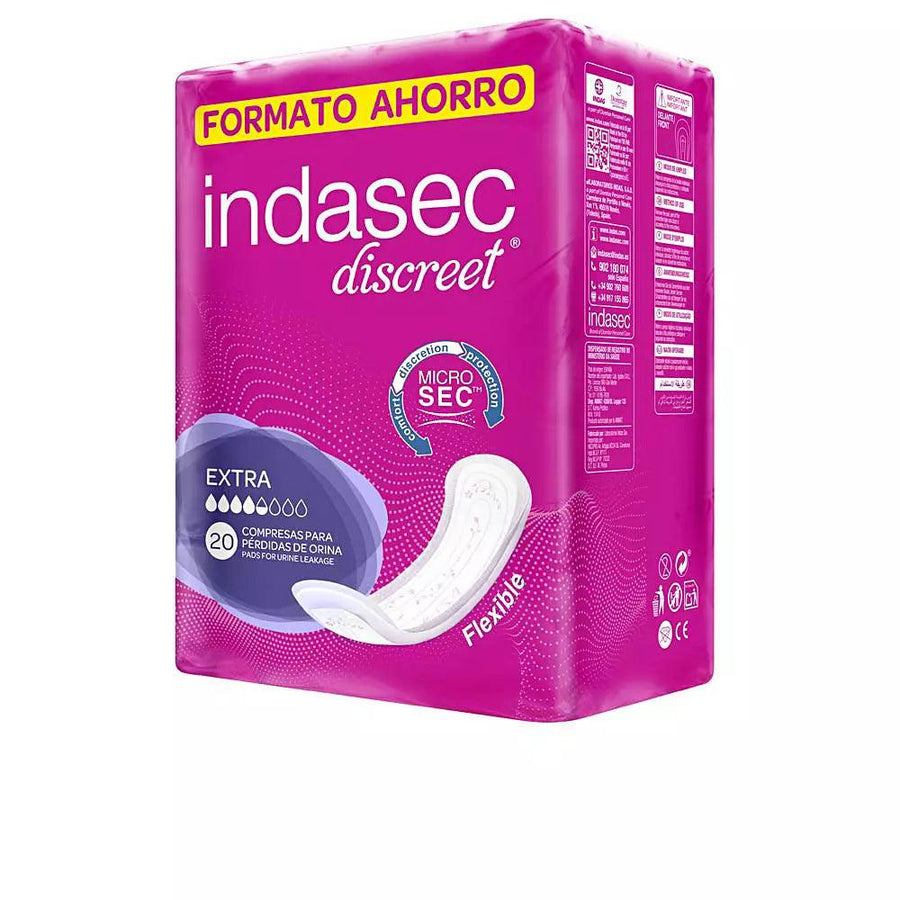 INDASEC Discreet Extra Incontinence Compress 20 U 20 pcs - Parfumby.com