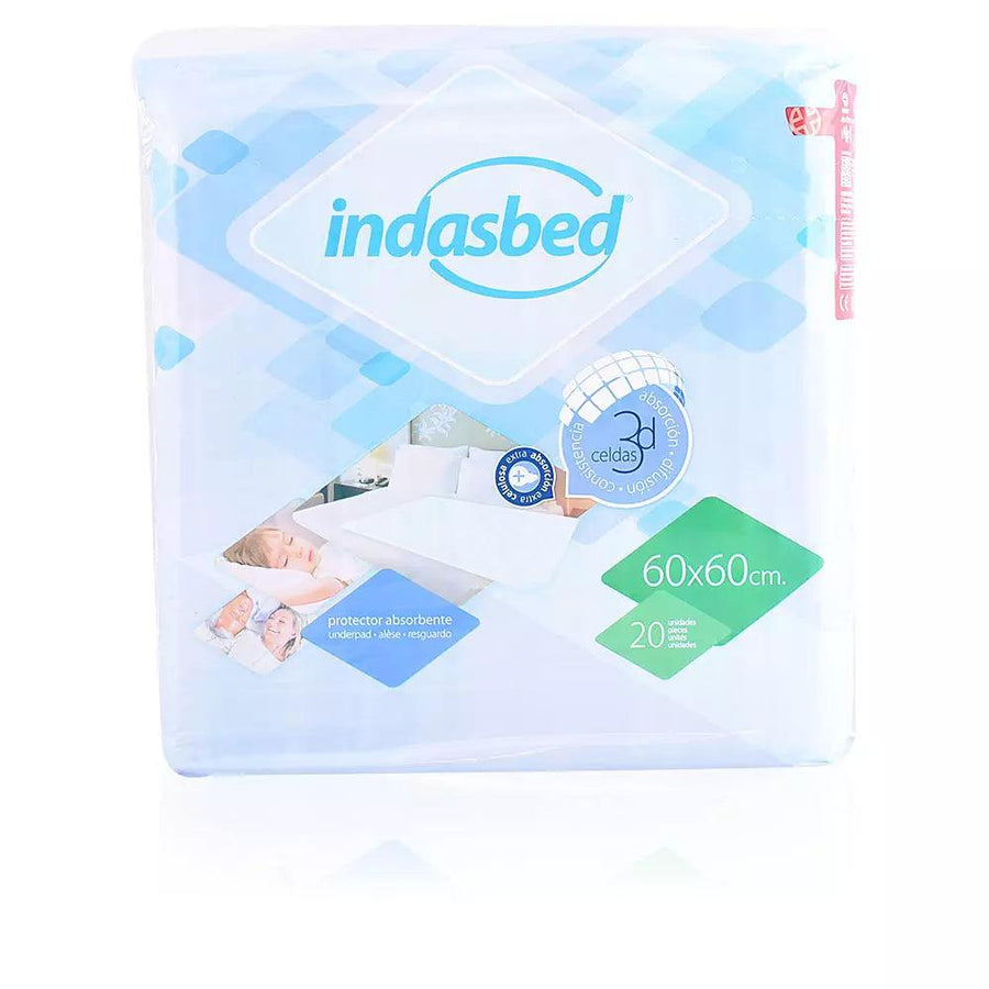 INDASEC Indasbed Absorbent Protector 60x60 Cm 20 U 20 pcs - Parfumby.com