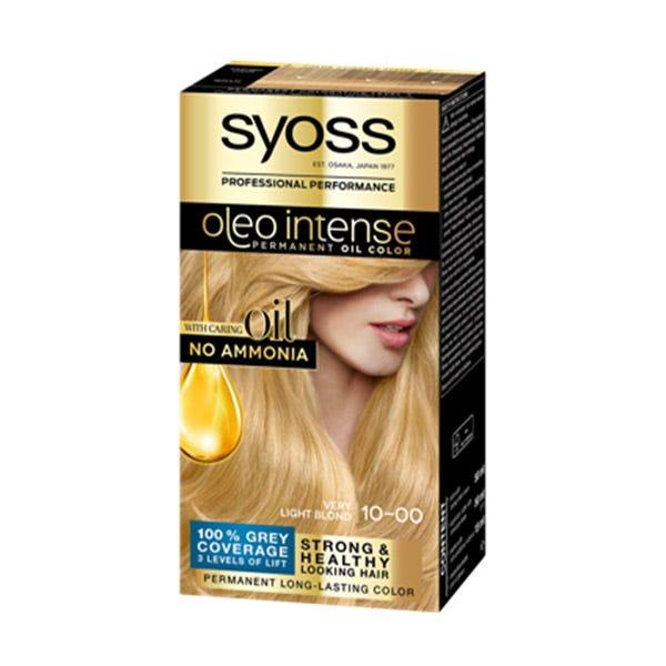 SYOSS Olio Intense Ammonia Free Hair Color #10.0-LIGHT-LIGHT-BLONDE-5-PCS - Parfumby.com