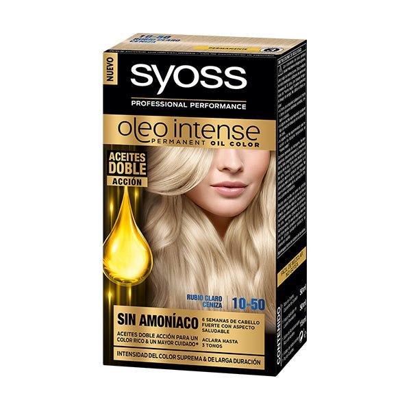 SYOSS Olio Intense Ammonia Free Hair Color #10.50-LIGHT-ASH-BLONDE-5 - Parfumby.com