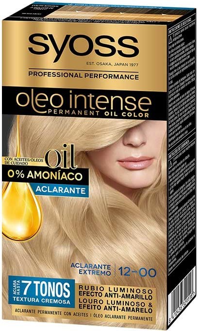 SYOSS Olio Intense Ammoniakvrije haarkleuring #12.0-EXTREME-LIGHTENING-5-PCS