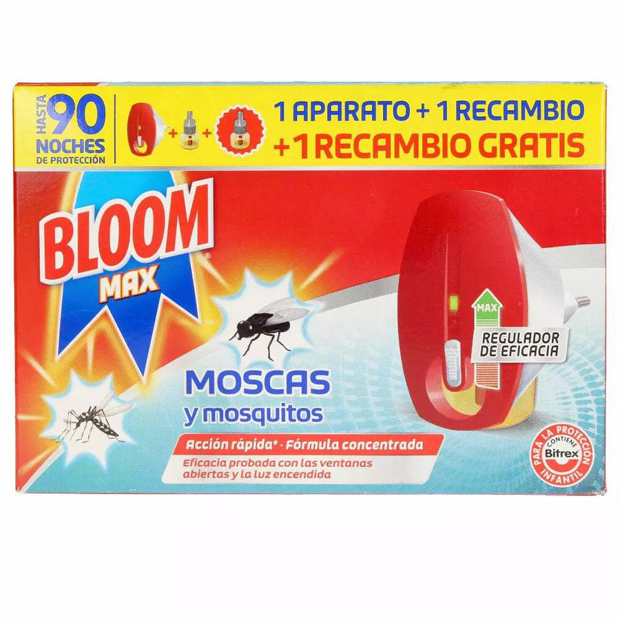 BLOOM Max Flies & Mosquitoes Electric Apt. + 2 Recs. 2 pcs - Parfumby.com