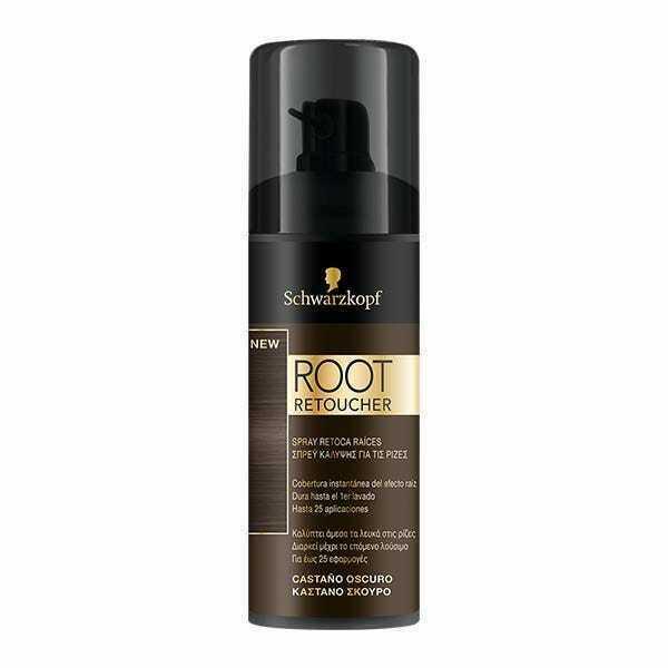 SCHWARZKOPF Root Retoucher Retouch Roots Spray #CASTANO-OSCURO-120ML - Parfumby.com