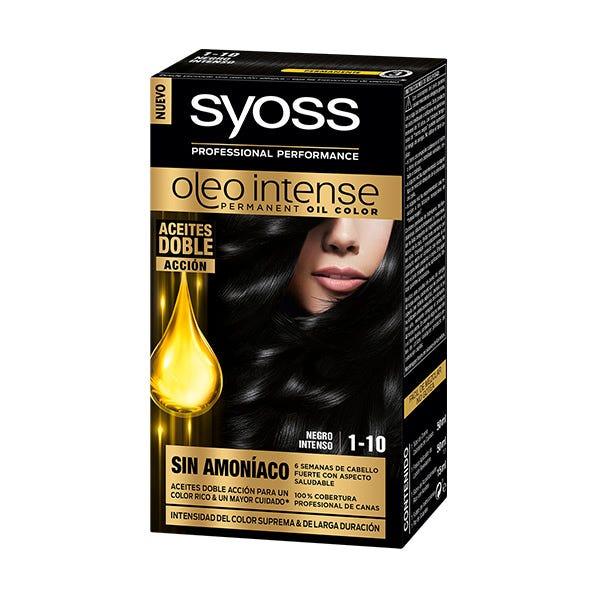 SYOSS Olio Intense Ammonia Free Hair Color #1.10-INTENSE-BLACK-5-PCS - Parfumby.com