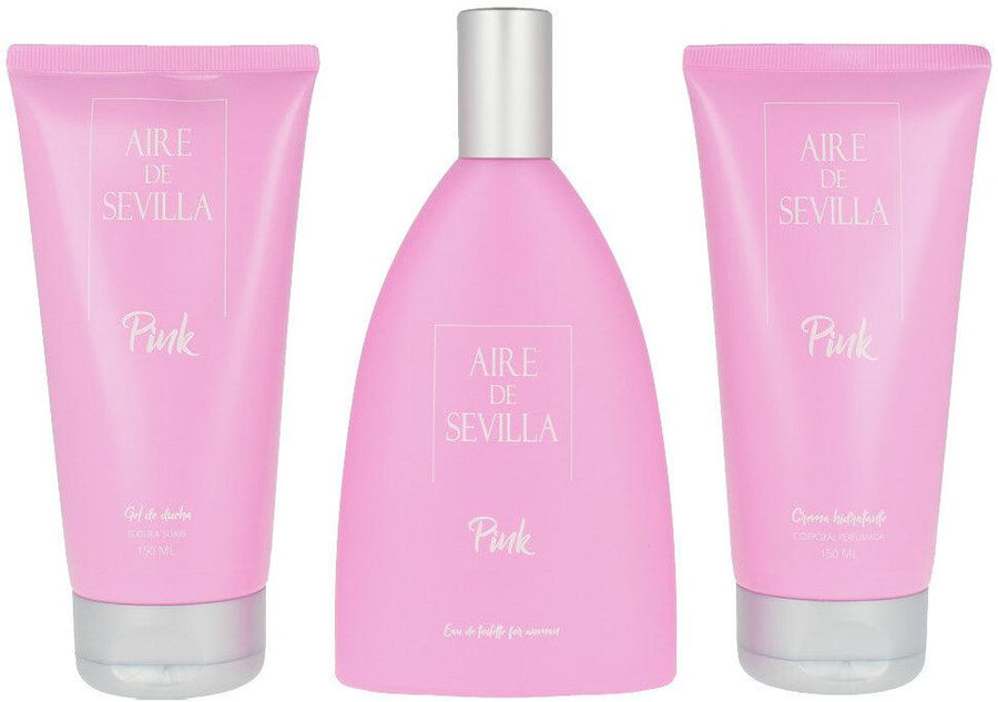 AIRE SEVILLA Pink Gift Set 3 PCS - Parfumby.com