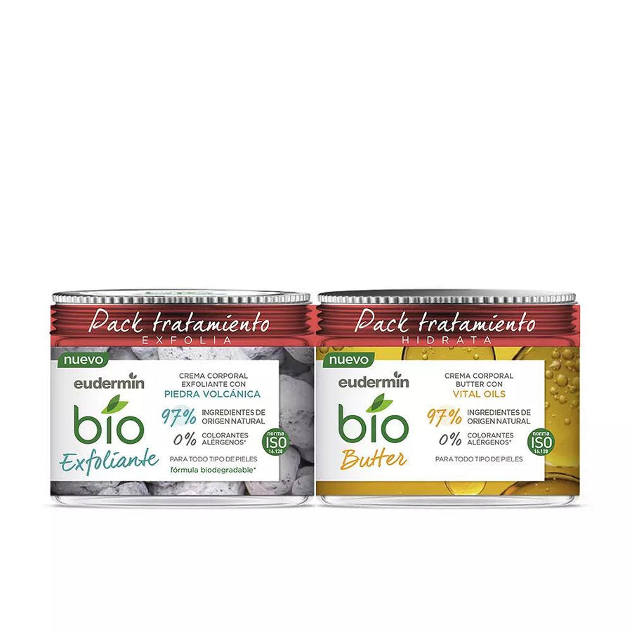 EUDERMIN Bio Natural Exfoliates + Moisturizes Set 2 Pcs - Parfumby.com
