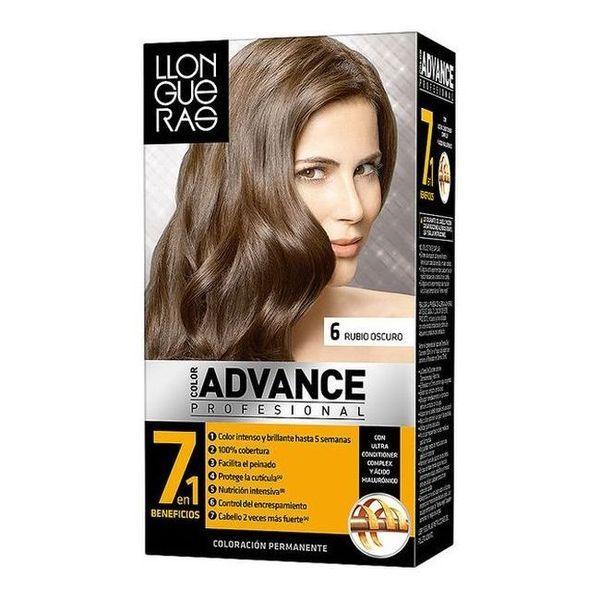 LLONGUERAS Color Advance Hair Colour #6-RUBIO-OSCURO - Parfumby.com