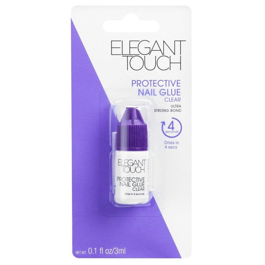 ELEGANT TOUCH Protective Nail Glue Clear 3 ML - Parfumby.com