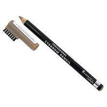 RIMMEL Professional Eye Brow Pencil #004-BLACK-BROWN - Parfumby.com