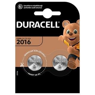DURACELL Button Lithium 3v 2016 Dl/cr2016 Batteries Pack X 2 U 2 pcs - Parfumby.com