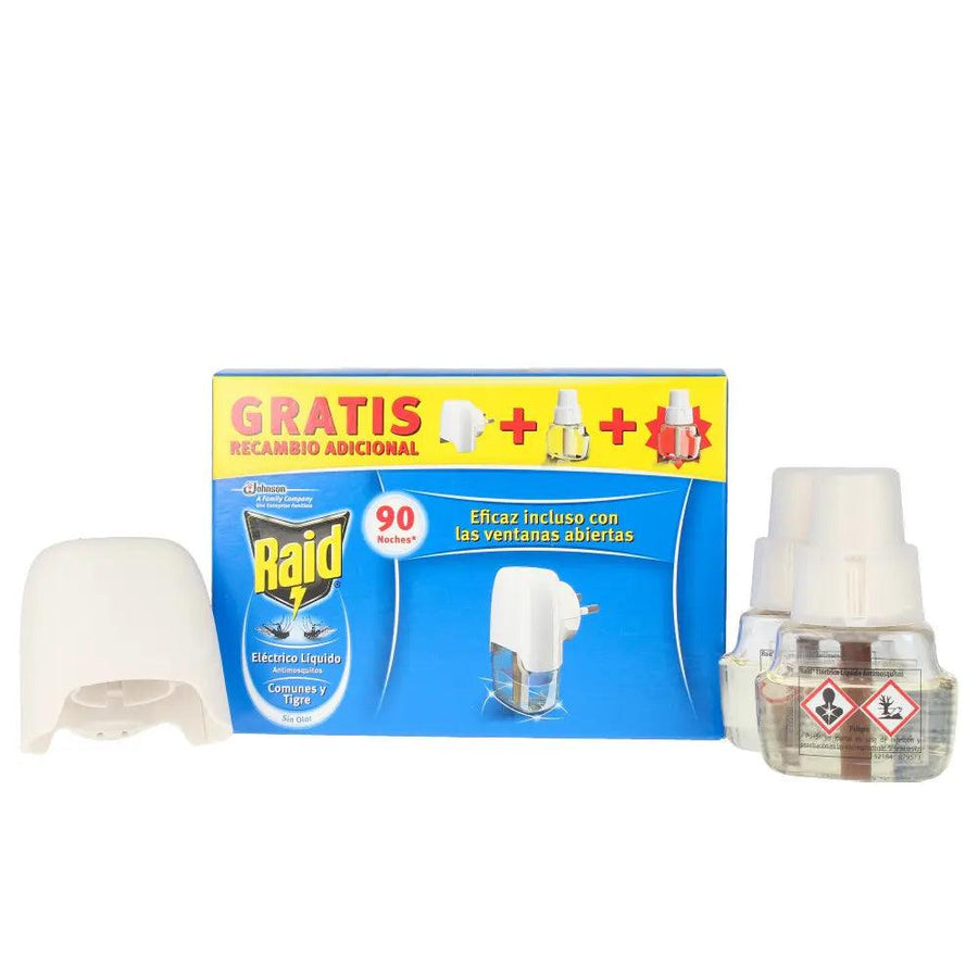 RAID Mosquito Protection Device + 2 Spare Parts 1 pcs - Parfumby.com