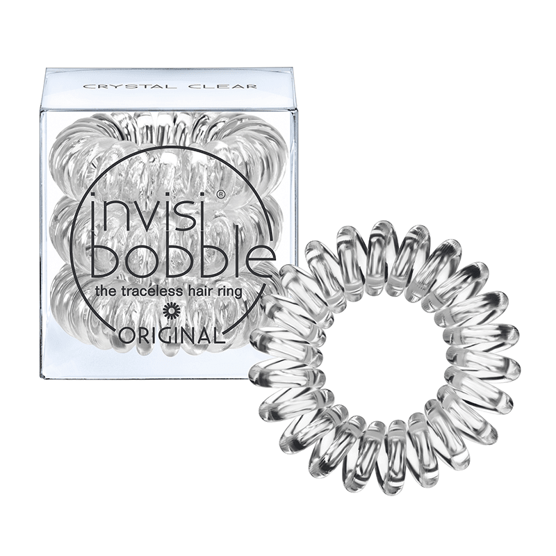 INVISIBOBBLE Hair Bands / Hair Bows #CRYSTAL-CLEAR-3-PCS - Parfumby.com