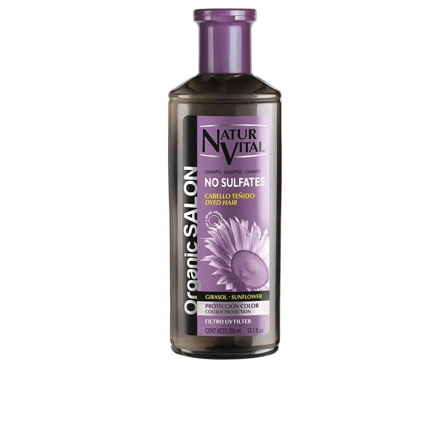 NATUR VITAL Organic Salon Sulfate-Free Shampoo Uv Color Protection 300 ml - Parfumby.com