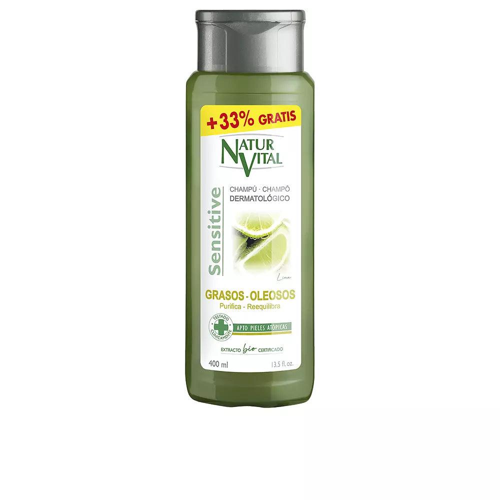 NATUR VITAL Sensitive Hair Shampoo Gaso 300+100 Ml - Parfumby.com