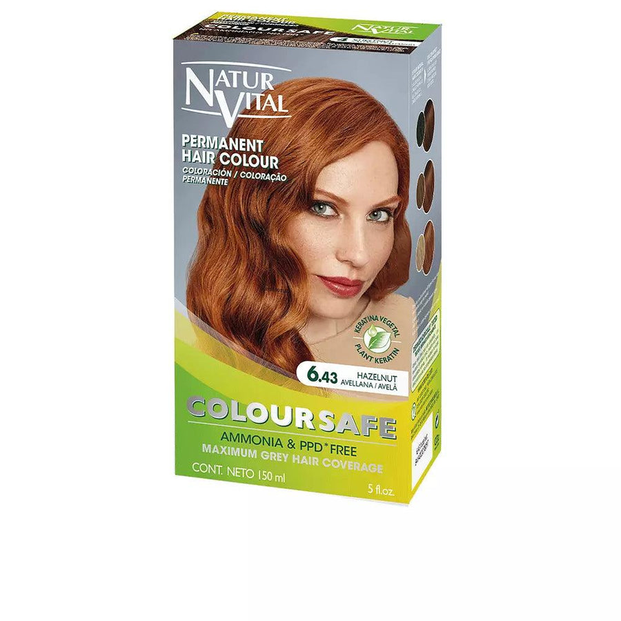 NATUR VITAL Coloursafe Permanent Hair Color #6.43-hazelnut - Parfumby.com