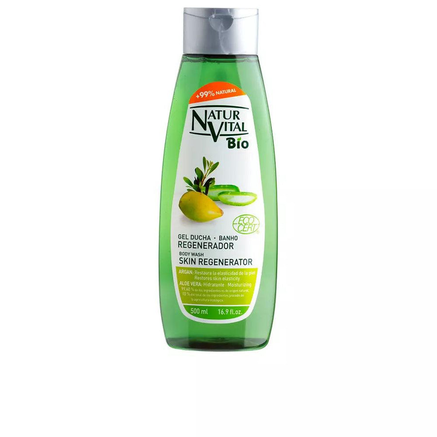 NATUR VITAL Bio Shower Gel Ecocert Regenerating Argan & Aloe Vera 500 ml - Parfumby.com