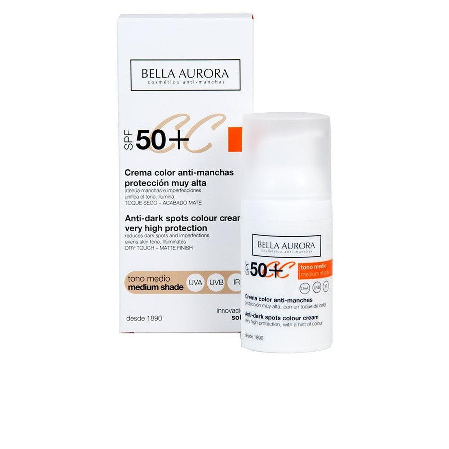 BELLA AURORA Cc Cream Anti-dark spots Medium Tone Spf50+ 30 ML - Parfumby.com