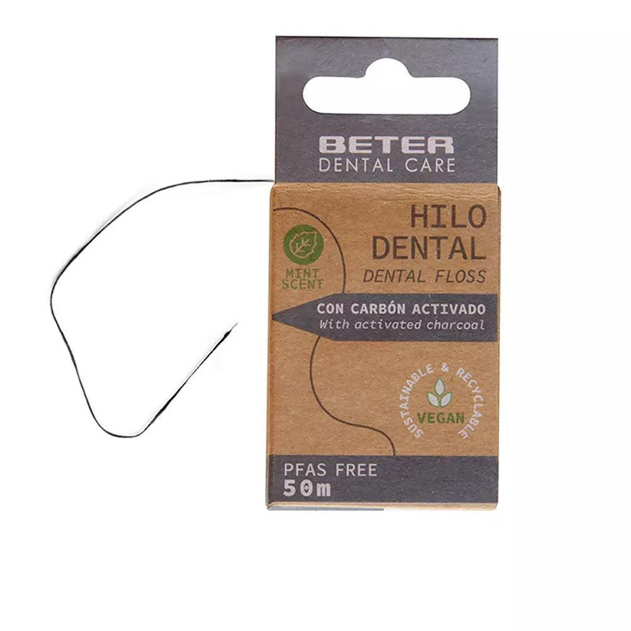 BETER Activated Carbon Dental Floss 50 1 Pcs - Parfumby.com