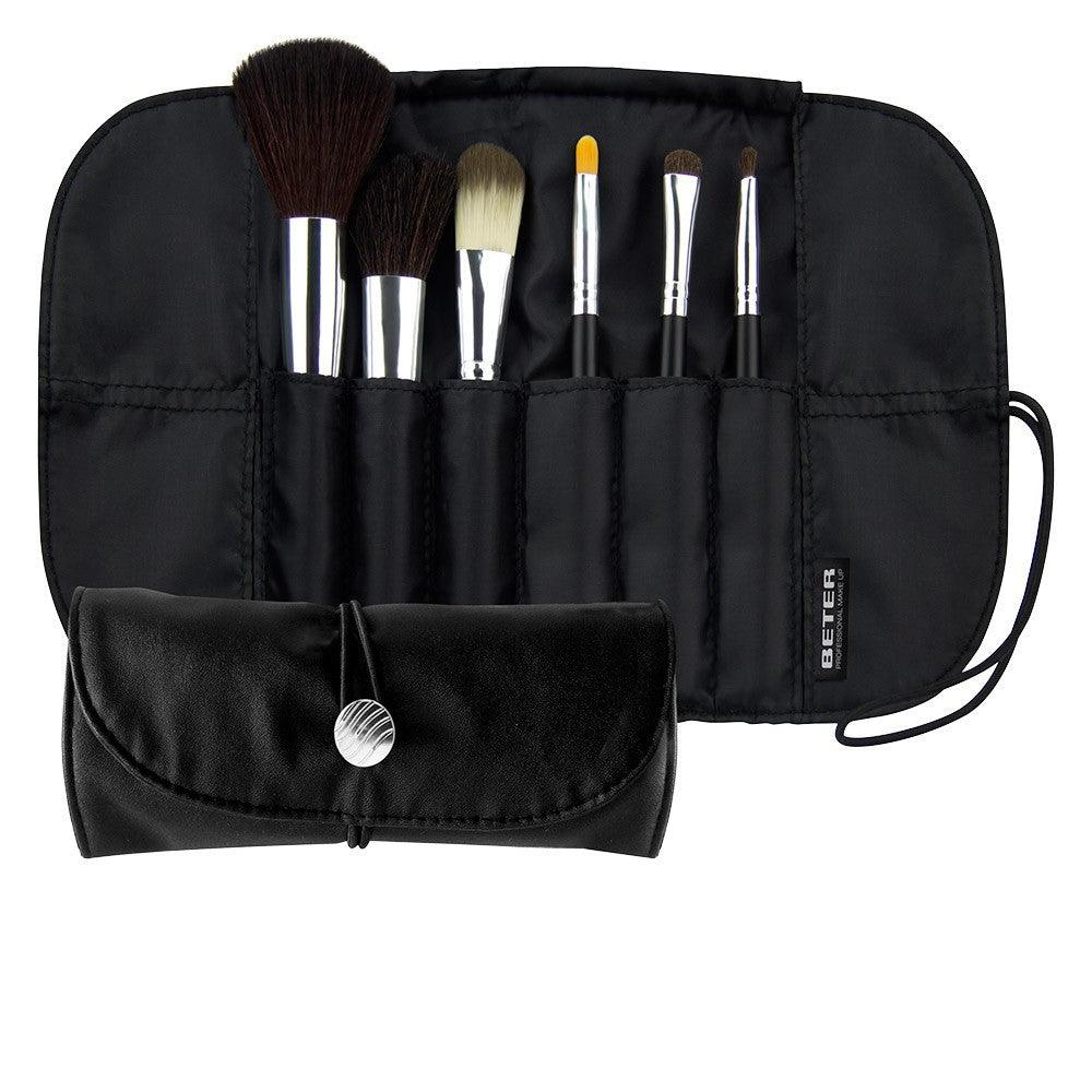 BETER Professional Case-blanket With 6 Make Up Brushes 6 PCS - Parfumby.com