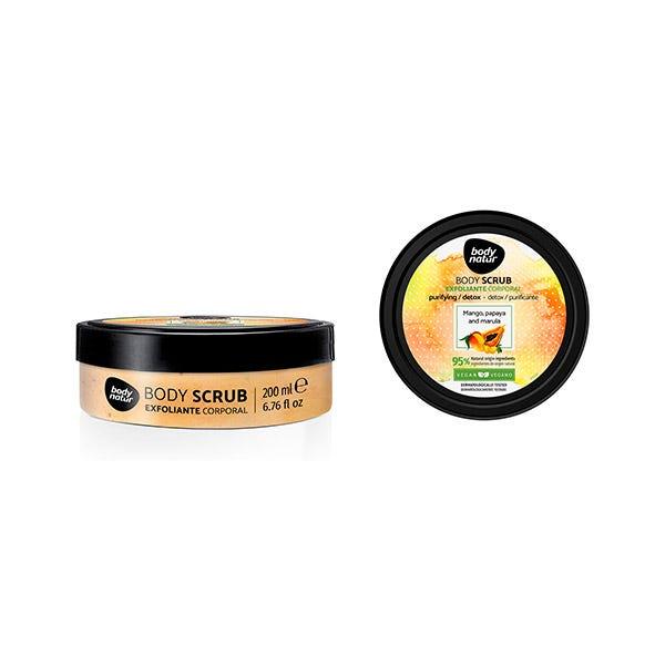 BODY NATUR Body Scrub Mango, Papaya And Marula Body Scrub 200 ML - Parfumby.com