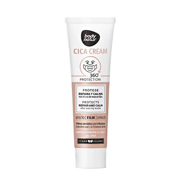 BODY NATUR Cica Cream beschermt, herstelt en kalmeert na gebruik van masker 40 ML