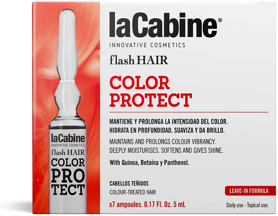 LA CABINE Flash Hair Color Protect Ampoules 7 X 5 ML - Parfumby.com