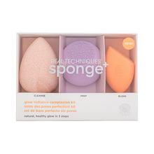 REAL TECHNIQUES Sponge+ Glow Radiance Complexion Set 3 Pcs - Parfumby.com