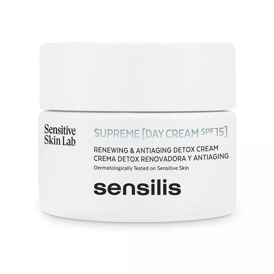 SENSILIS Supreme Day Cream Spf15+ Detox Renewal And Antiaging 50 ml - Parfumby.com
