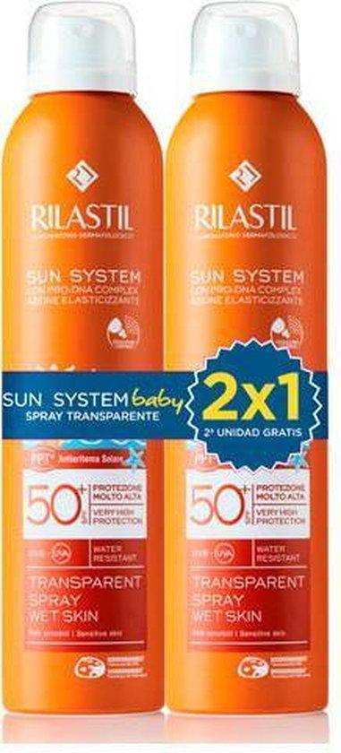 RILASTIL Sun System 50+ Baby Spray Transparent Set 2 Pcs - Parfumby.com