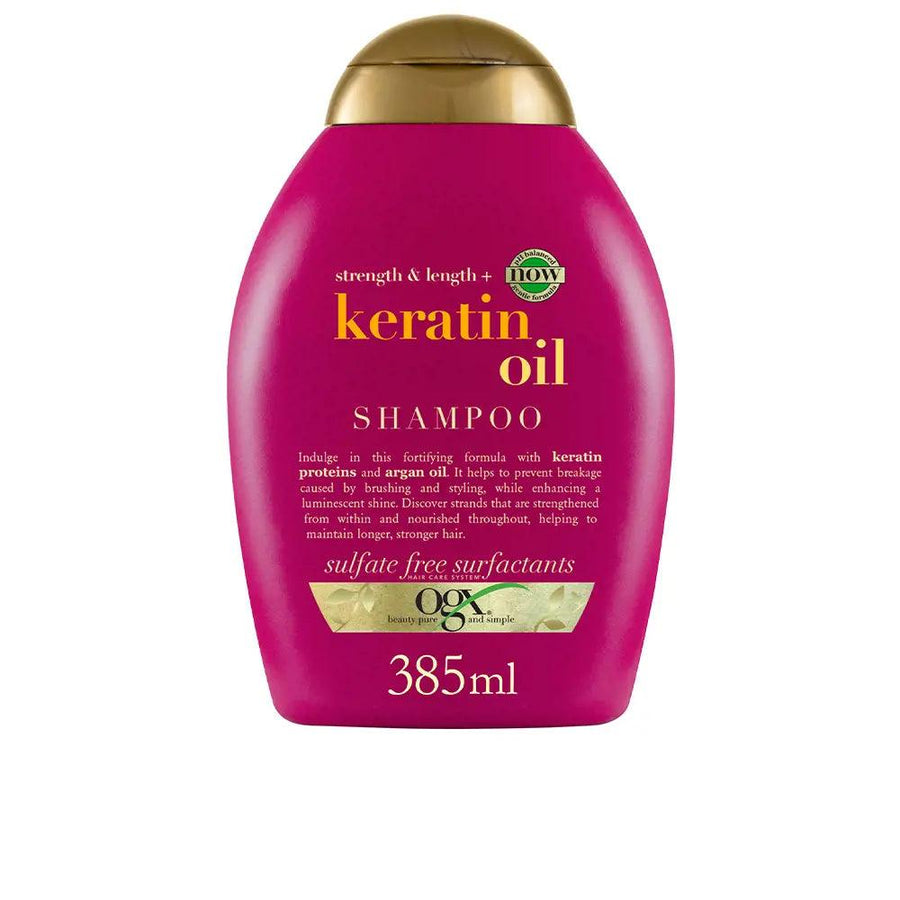 OGX Keratin Oil Anti-breakage Hair Shampoo 385 Ml - Parfumby.com