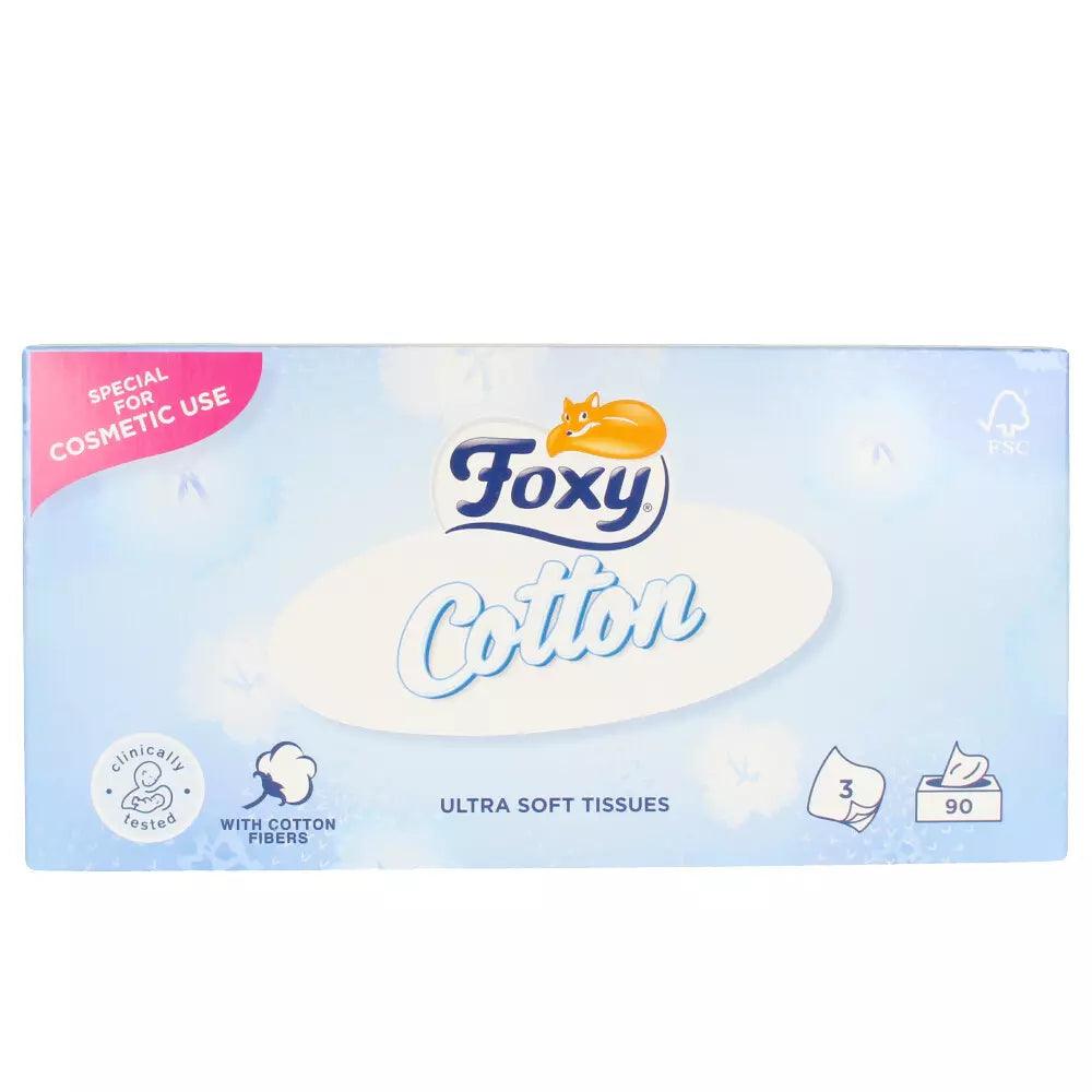 FOXY Facial Cotton Ultra Soft Handkerchiefs 90 U 90 pcs - Parfumby.com