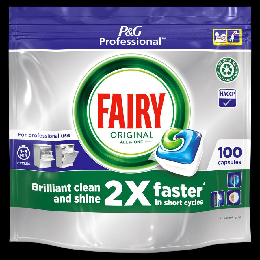 FAIRY All In 1 Original Dishwasher 100 Capsules 100 pcs - Parfumby.com